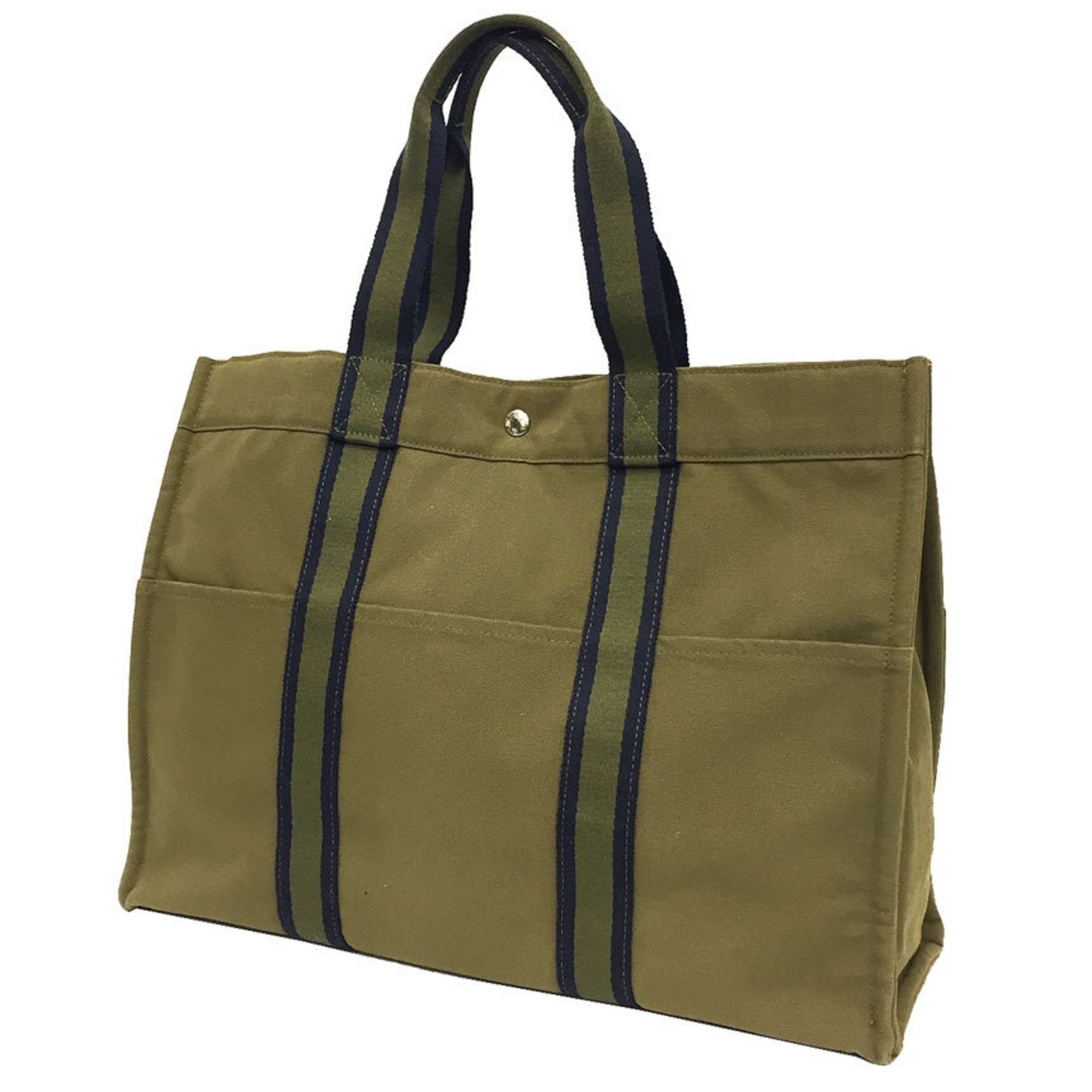 Hermes Four Toe Gm Tote Bag Hand Khaki